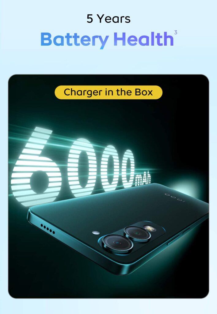 iQOO Z10 Lite 5G smartphone with Dimensity 6300, 6000mAh battery, and 50MP rear camera launched in India