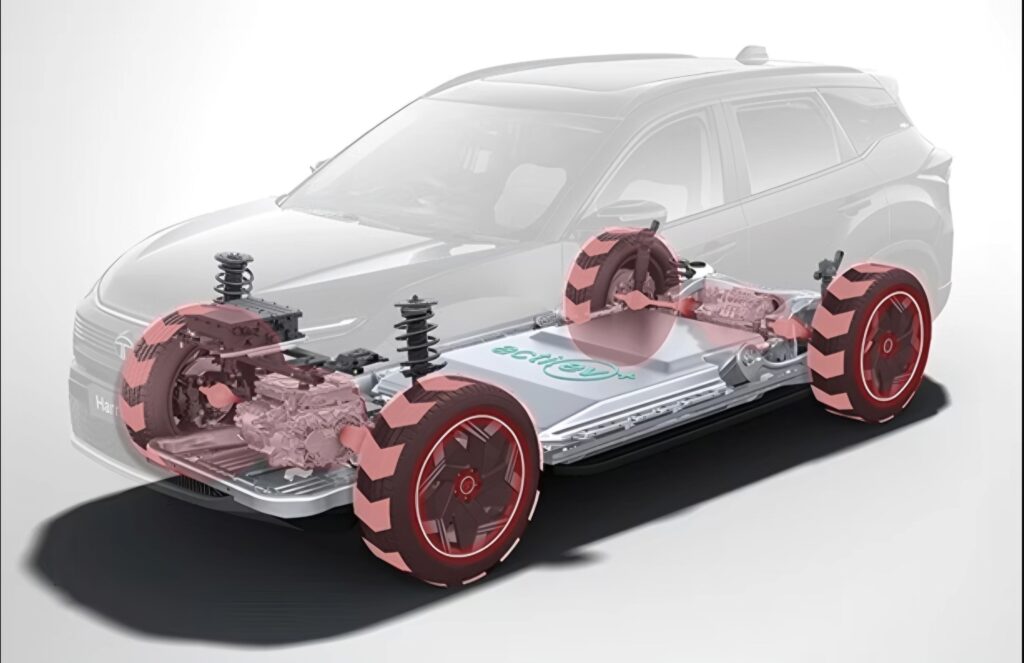 Tata Harrier EV QWD accelerating from 0 to 100 kmph in 6.3 seconds