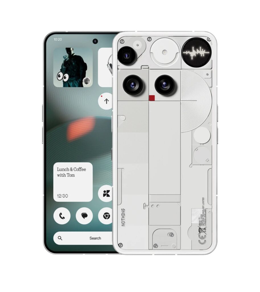 Nothing Phone 3 official render showing triple camera and transparent back