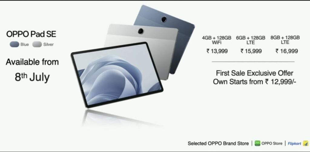 OPPO Pad SE offers