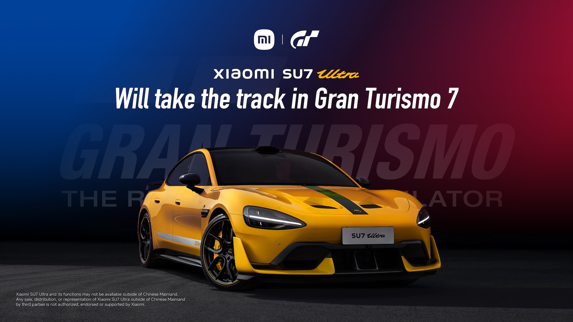 Xiaomi SU7 Ultra in Gran Turismo 7 – Official Image