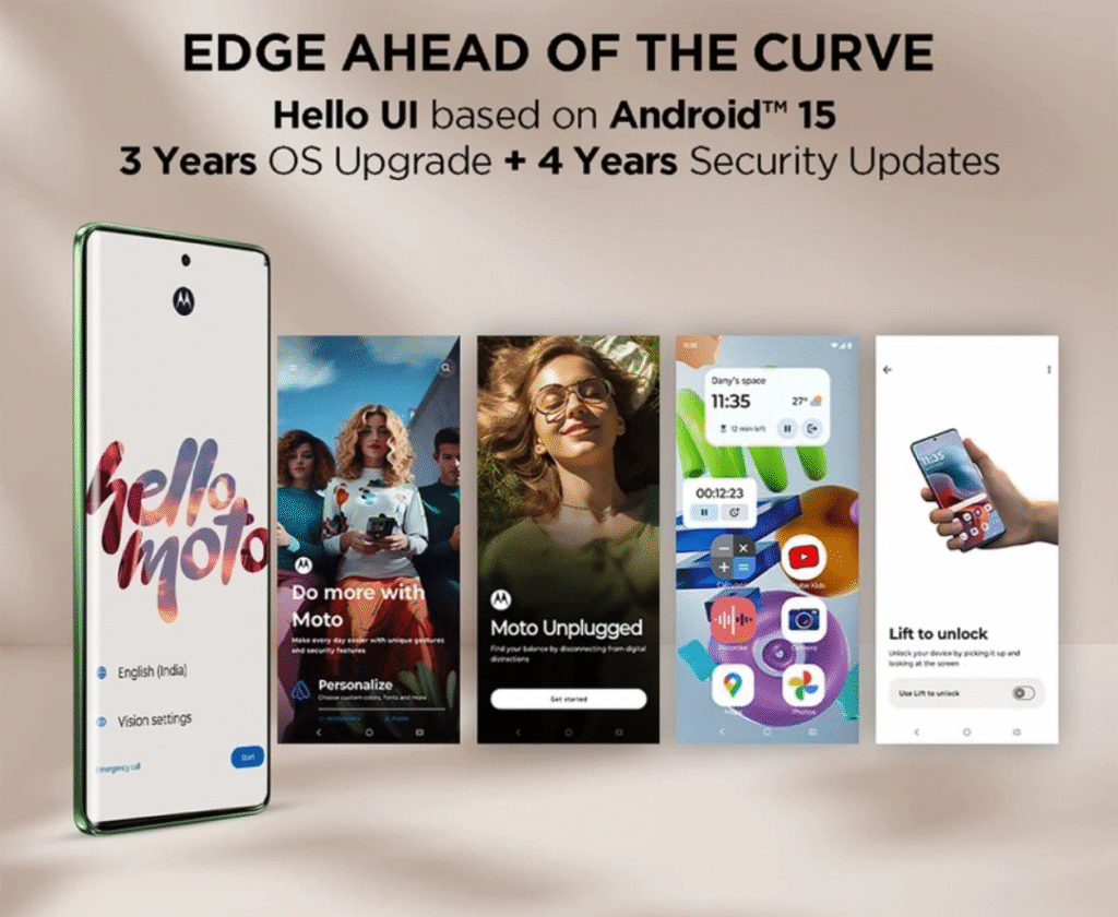 Motorola Edge 60 smartphone launching in India with Dimensity 7400, 5500mAh battery and Pantone colors
